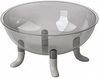 Raised Cat Bed with Transparent Sleeping Chamber and Legs, Four-season, Throughout the year, for Home Use, Gray Legs