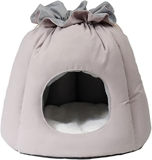 Cat Cave Nest Tunnel Bed, Winter Cat House Pet Tent