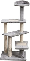 Multi-Level Cat Tree Tower with Sisal Scratching Posts for Indoor Cats