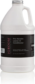 64 oz bottle of keratin leave-in detangling conditioner for dogs