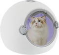 Automatic Pet Drybo Portable Cat Dryer Box, Ultra Quiet, LED, Smart Temperature Control 20-45C, 16.53 lb Capacity, White