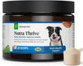 Three containers of canine multivitamin powder with scoop – view 2