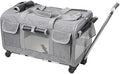 Extra Large Portable Pet Trolley Carrier, Detachable and Foldable, Grey