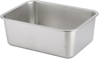 Rust-Resistant Non-Slip Stainless Steel Pet Tray, 60x40x20cm