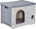Rainproof Outdoor Shelter for Small Pets, Cat Houses and Condos
