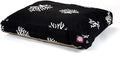 Majestic Pet Rectangular Dog Bed, X-Large, 50 x 42 x 5 Inches, Washable, Black