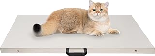 Veterinary Scale, 660 lb Heavy-Duty Digital Livestock Platform Scale with Power Adapter