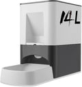 Large 14 liter automatic dog feeder with programmable timer