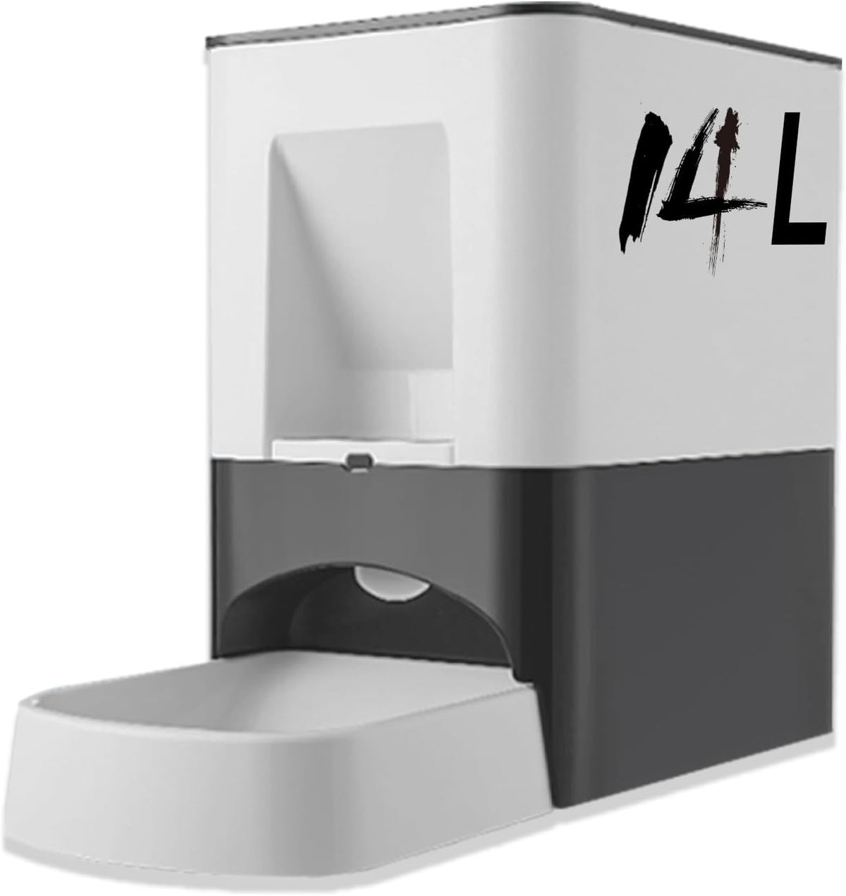 Large 14 liter automatic dog feeder with programmable timer