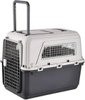 Heavy Duty Airline Pet Carrier with Metal Door and Handle, 33 x 21.6 x 25.2 In