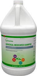 Gallon container of medicated sulfur shampoo for dogs and cats