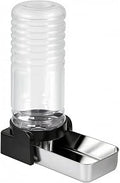 Stainless Steel Pet Water Dispenser with Reservoir, Cordless, Low-Maintenance with Cleansing Pad, 7.2L
