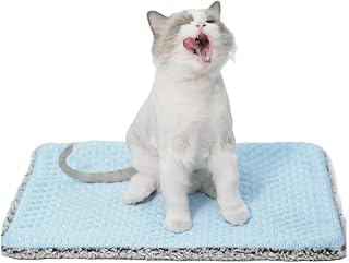 2-in-1 Cat Mat for Cooling and Warmth, 18 x 24 Inch, Reversible with Heat-Reflective Layer
