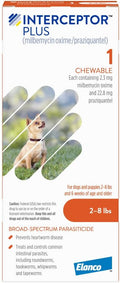 Box of monthly chewable tablets for dogs 8.1 to 25 lbs – view 3