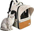 Breathable Cat Backpack Carrier with Sunshade for Outdoor Travel