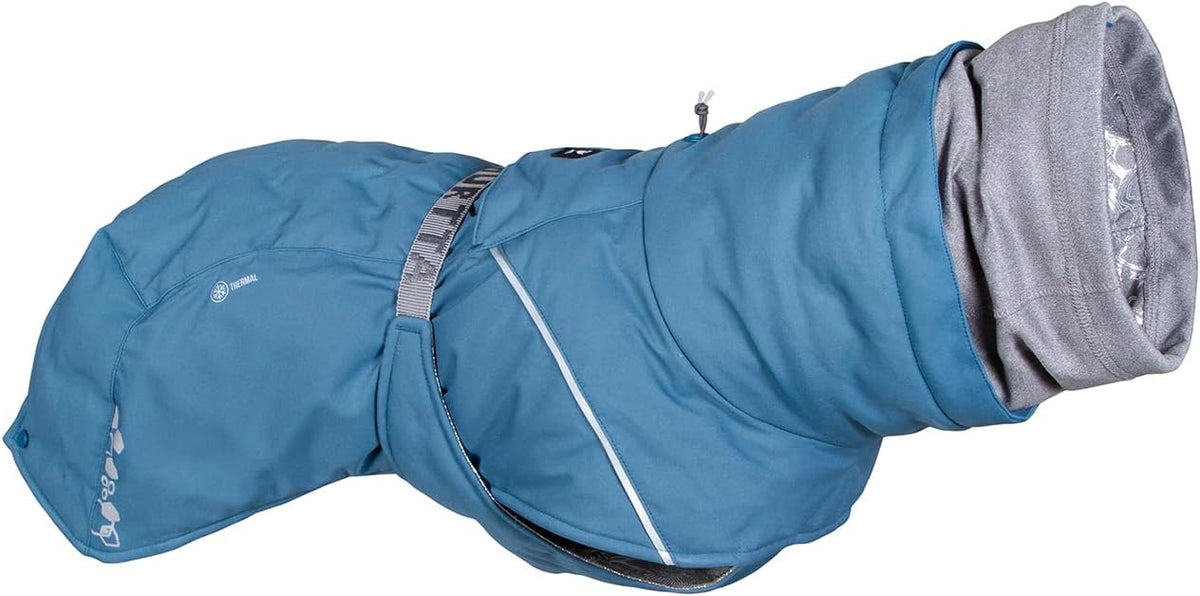 Cinnamon orange small winter dog coat, 10 inch size – view 2