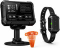 Radar wireless dog fence unit with black collar