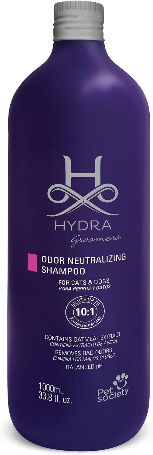 Large 169 fl oz jug of deodorizing dog shampoo – view 2