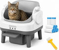 Automatic Self-Cleaning Litter Box with Open-Top Design for Cats