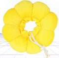 Adjustable Cotton Sunflower Recovery Collar for Puppies and Small Dogs