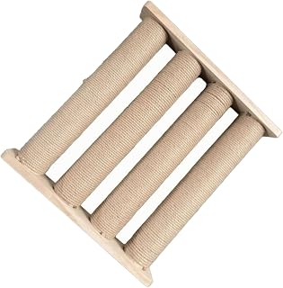 Wooden Litter Tracking Mat with Sisal Rope Posts, 40 cm Frame, 53 cm 6 mm Rope