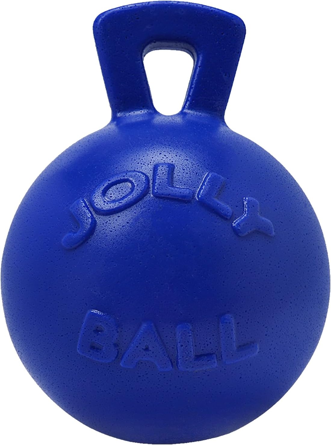 Blue 4.5 inch heavy duty ball dog toy with handle – view 20