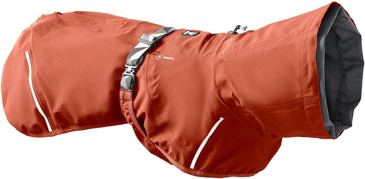 Blackberry colored all-weather dog coat in 24 inch size – view 5