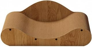 Cat Scratcher Sofa with Corrugated Paper Scratching Board and Catnip Toy, Large, 60 x 27 x 21 cm
