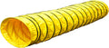 Yellow 10 foot dog agility tunnel on grass