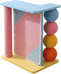 L-Shaped Cat Scratching Pad, Space-Saving Reinforced Corner Scratcher for Kittens, Apartments, Pink