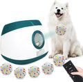 Silver grey automatic dog ball launcher with remote and ETPU balls – view 4