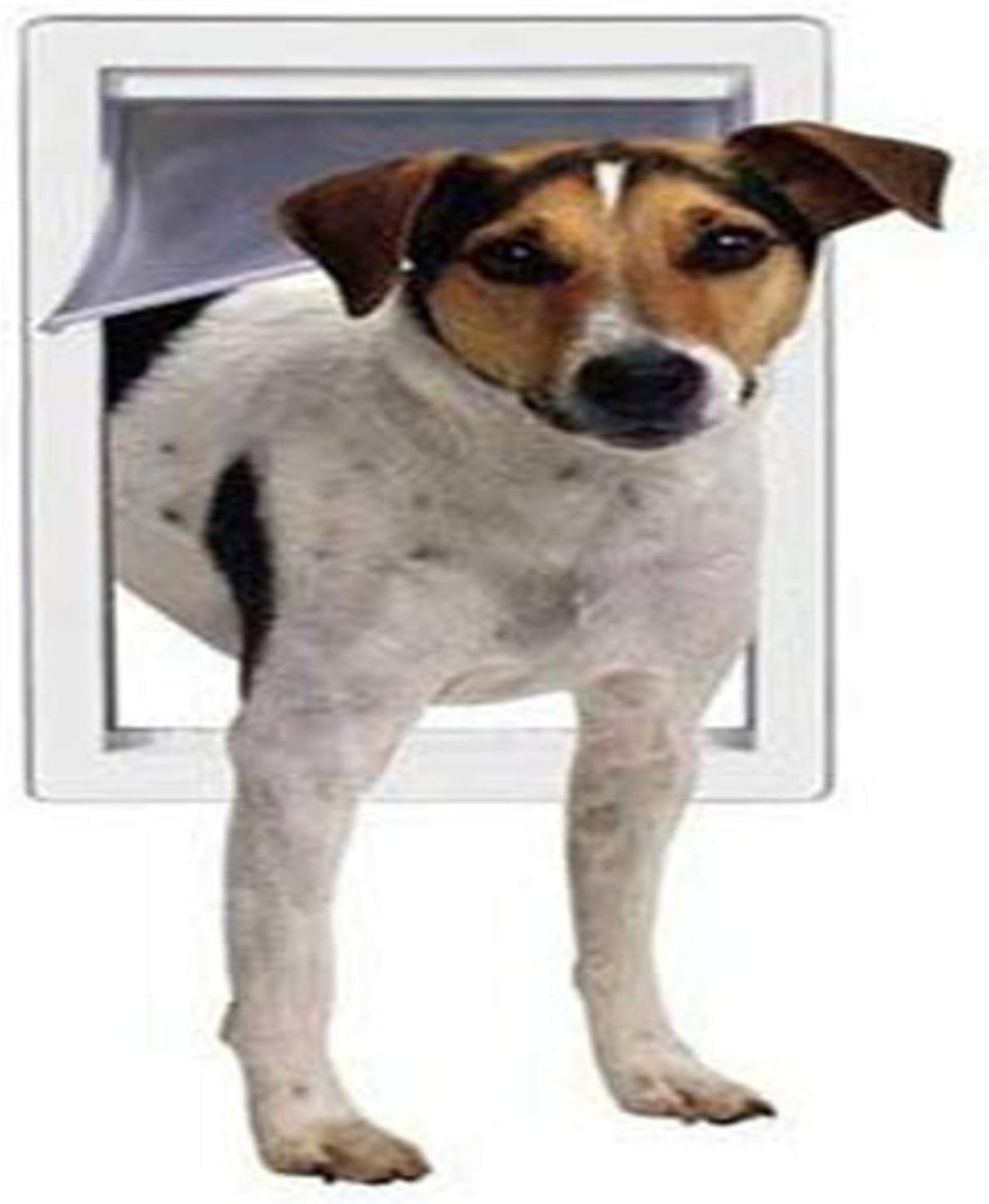 Super large pet door with telescoping frame and 15 by 20 inch flap