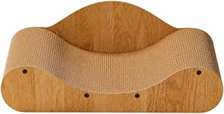 Cat Scratcher Sofa with Corrugated Paper and Built-In Scratching Pad, Extra-Large, 70 x 29 x 21 cm