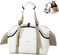 Pet Shoulder Carrier Bag with Detachable Mesh Dome and Side Windows, for Pets Up to 7kg/15lbs
