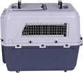 Large Dog Crate Pet Carrier with Built-In Storage Compartment