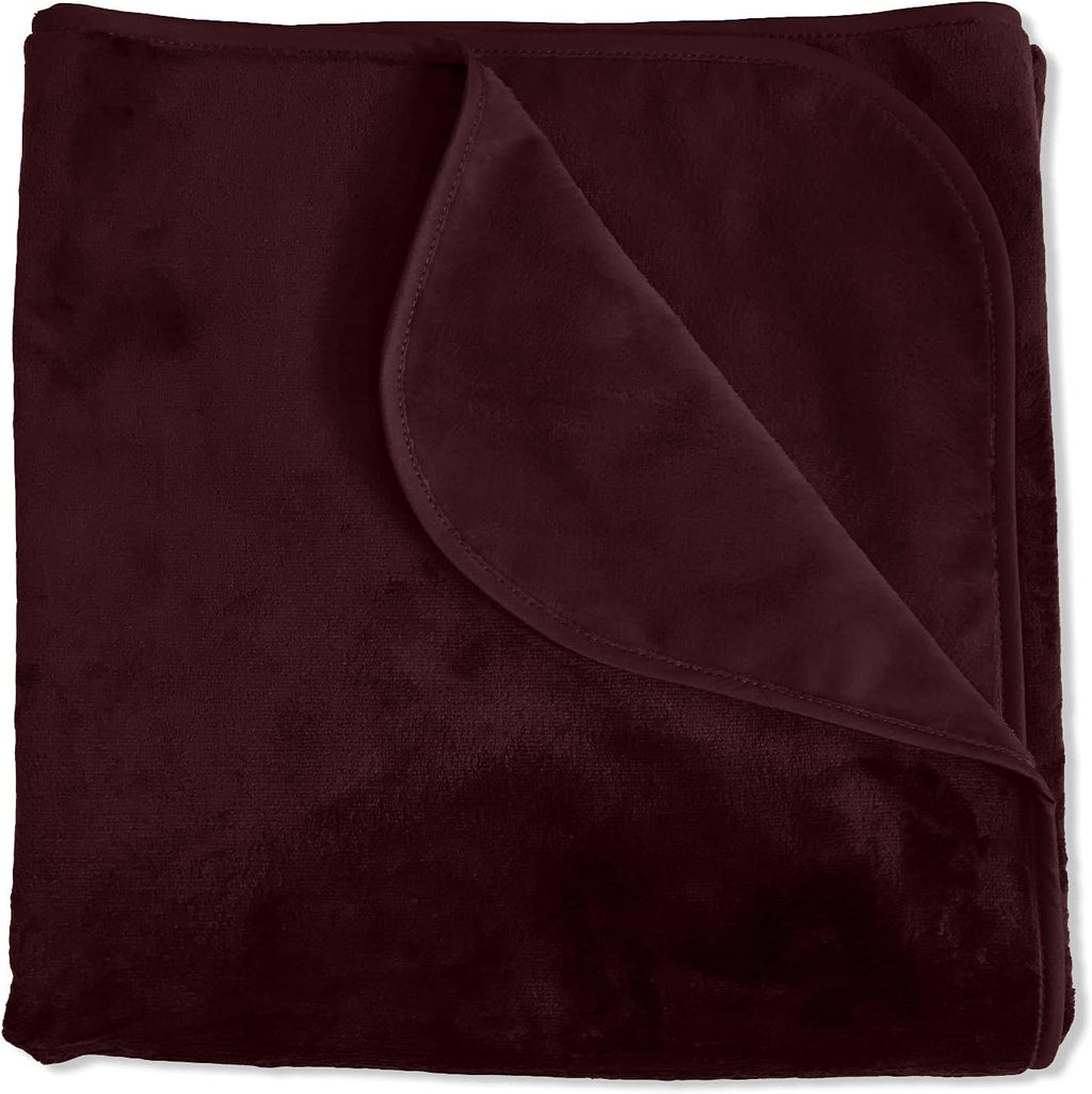 Two black and charcoal reversible waterproof pet throw blankets, 30 x 35 inches – view 5