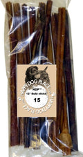 Bundle of 12 inch beef bully sticks for dogs