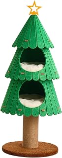 Christmas Cat Tower for Play and Rest