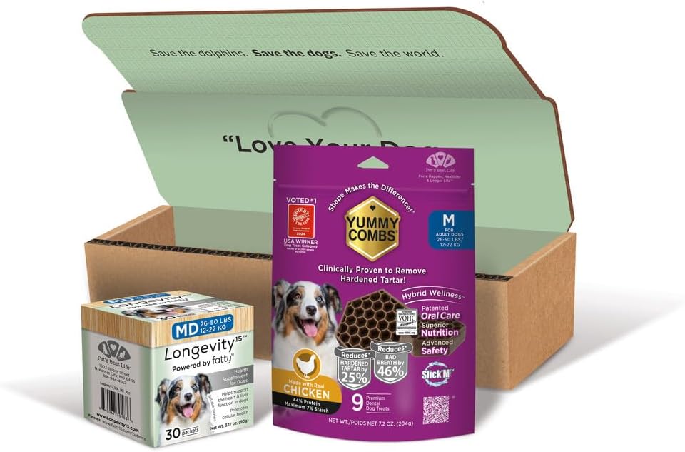 Three packs of C15:0 fatty acid supplement for extra small dogs – view 3