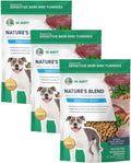 Three 16 oz bags of sensitivity formula freeze-dried raw dog food