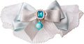 Pearl Cat Collar with Organza Bow Decoration for Puppies and Kittens