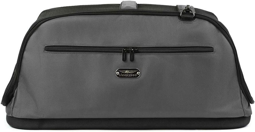 Jet black compressible in-cabin pet carrier for cats and dogs – view 7