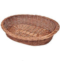Willow Pet Basket Bed for Medium Dogs and Cats, 35.4 x 25.6 Inches