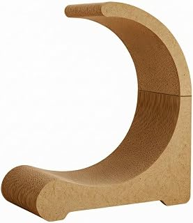 Arched Corrugated Cardboard Cat Scratcher Replacement Insert