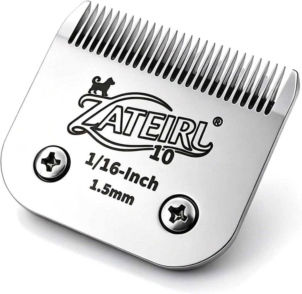 Six silver pet clipper blades with ceramic cutters – view 8