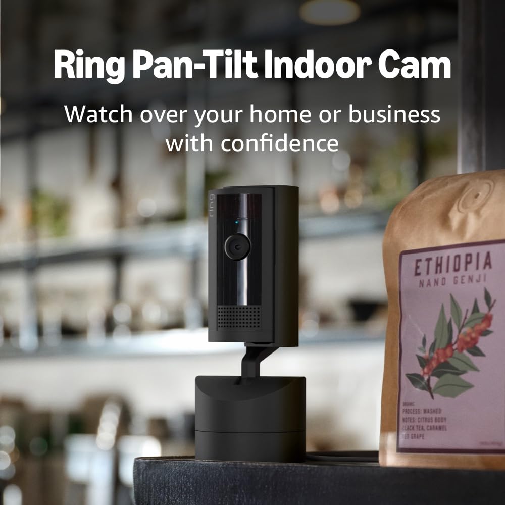 Four white 360-degree pan-tilt indoor cameras – view 4