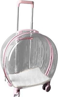 Cat Trolley Case with Silent Wheels and Breathable Design