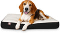 Black rectangle orthopedic memory foam crate dog bed, 48 by 34 inches – view 8