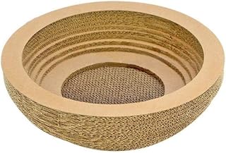 Cat Scratcher and Hammock Pet Bed with Circular Scratch Pad