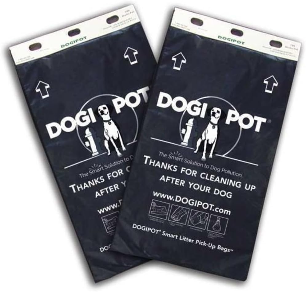 Case of header card dog waste pick-up bags
